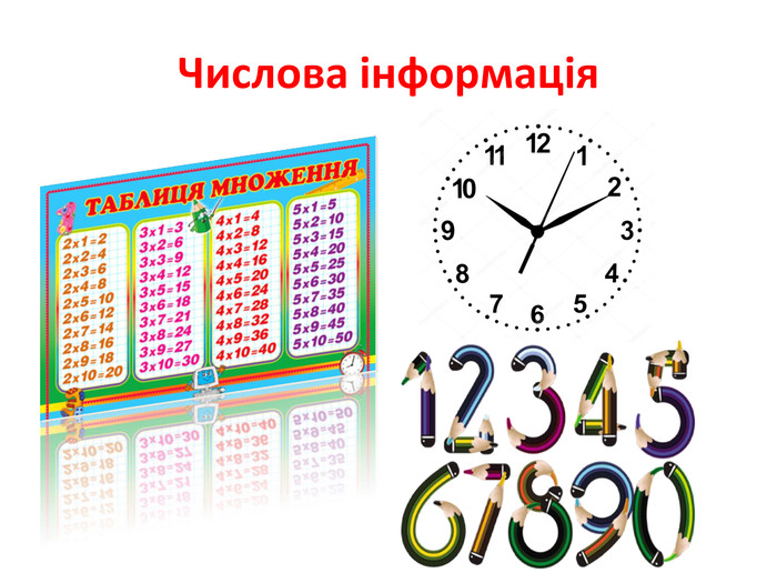 числова інформація це