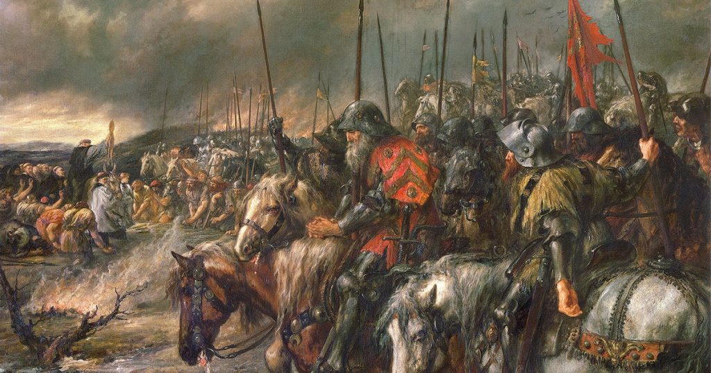 Morning_of_the_Battle_of_Agincourt_25th_October_1415