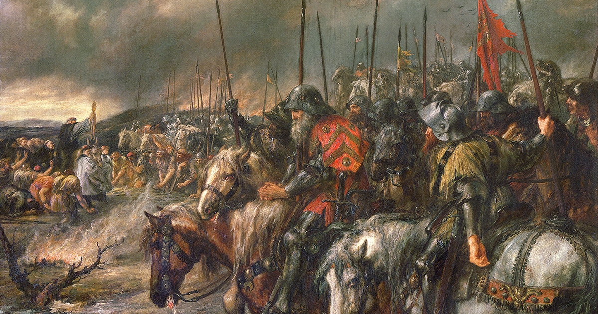 Morning_of_the_Battle_of_Agincourt_25th_October_1415