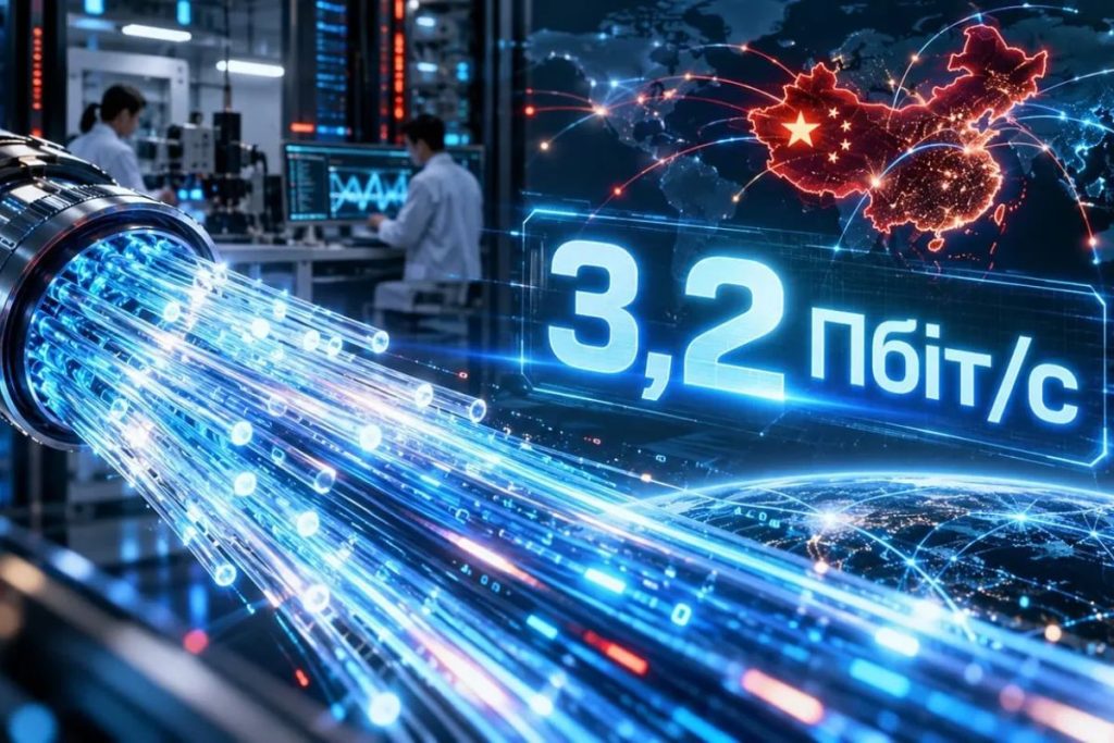 Світовий рекорд побито китайці розігнали оптоволокно до шалених 3,2 петабіту за секунду